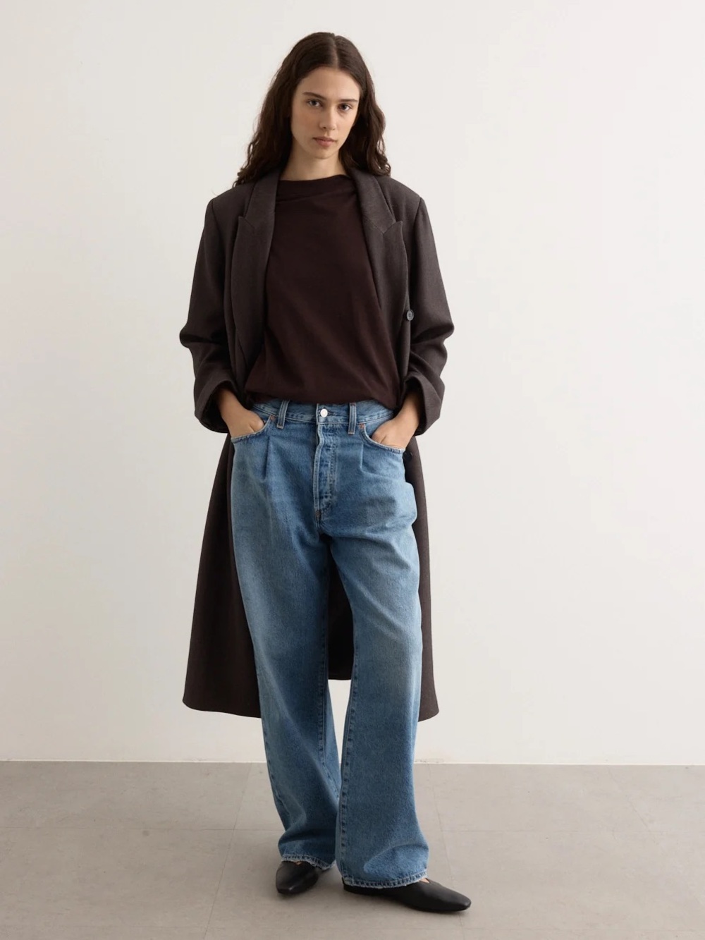 AGOLDE Franka Pleat Baggy Jeans – NWT